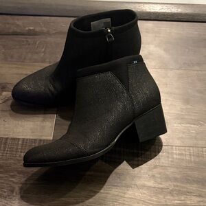 Toms Black Ankle Booties